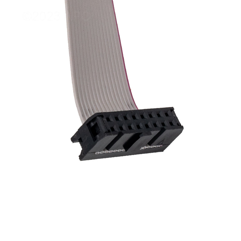 Flat ribbon cable with a black rectangular connector on one end, designed for internal electronic connections in the Jandy Power Interface Board Assembly (R0984100) by Jandy.