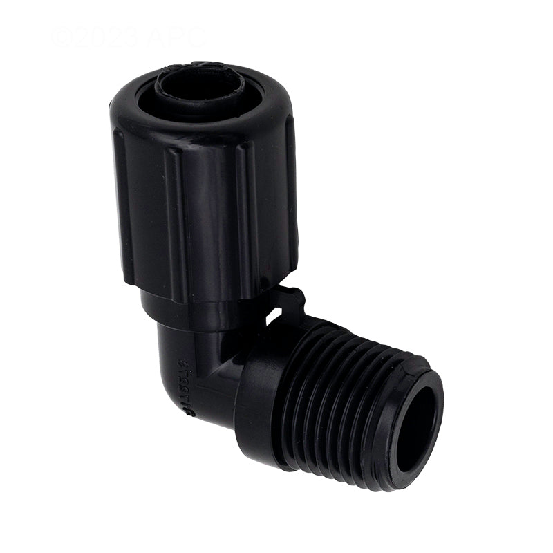 Pentair 1/2" x 90 Deg NPT Tube Fitting w/ Nut | R172272