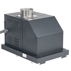 The Raypak Tube Bundle 265/266/267 ASME Cupro Nickel Kit (010369F) is a rectangular unit with a cylindrical metal outlet on top, power cable on the side, flat base mount, and is manufactured by Raypak.