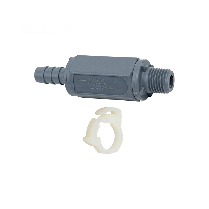 CHECK VALVE, PVC INJ. 1/4
