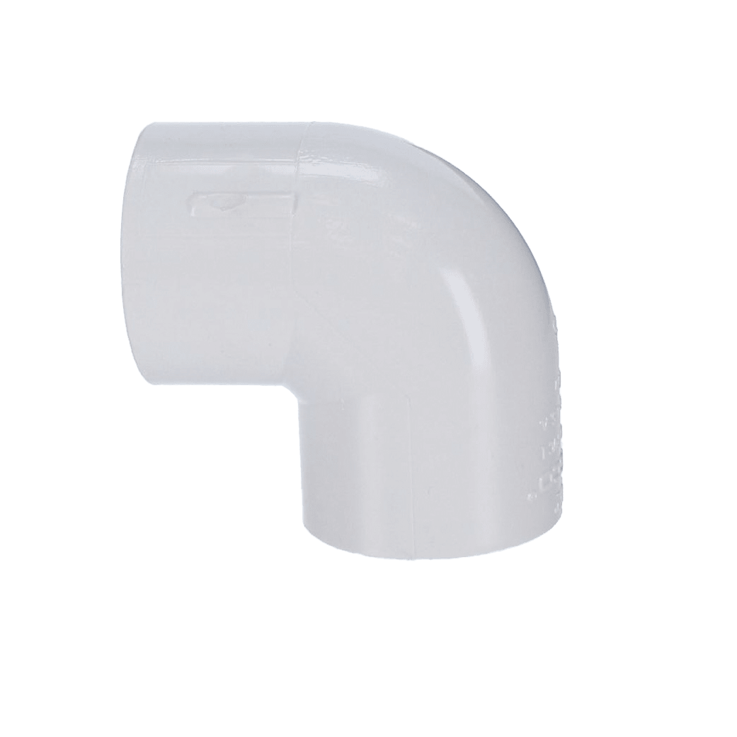 PVCFittings Spears Sch. 40 PVC Elbow 1-1/2" Slip | 406-015 offers an exact 90-degree angle.