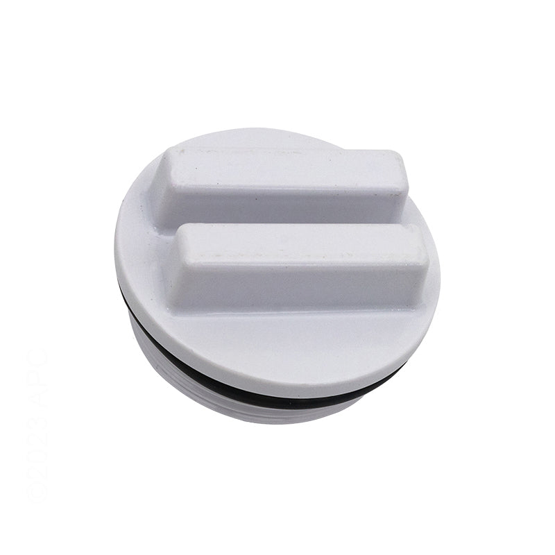 The Hayward SP1022C Plastic Threaded Winter Plug with O-Ring fits 1-1/2" fittings and is a reliable HAYWARD replacement part for pools.