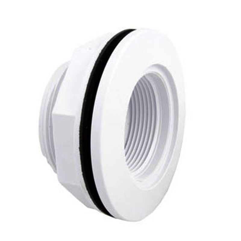 WALL FITTING VINYL FIBERGLASS WHITE HAYWARD 1.5" SKT
