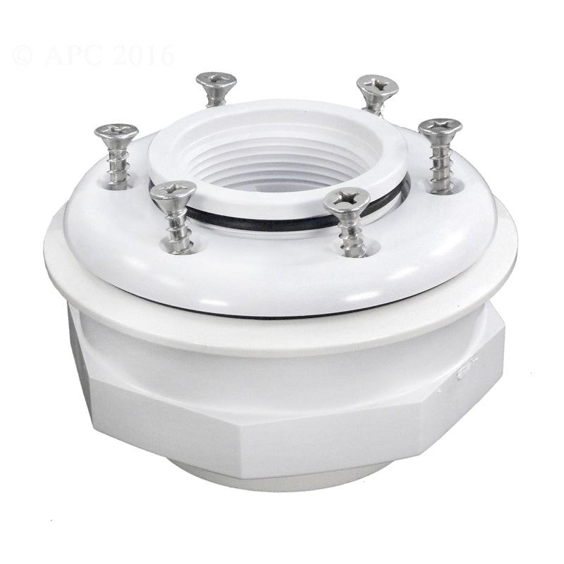 2" SKT INLET FITTING VINYL FIBERGLASS WHITE POOLS SPAS HOT TUBS HAYWARD
