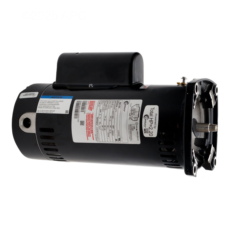 Century Pump Motor 1.5HP 1Ph 60Hz 230V 48Y Frame | SQS1152R