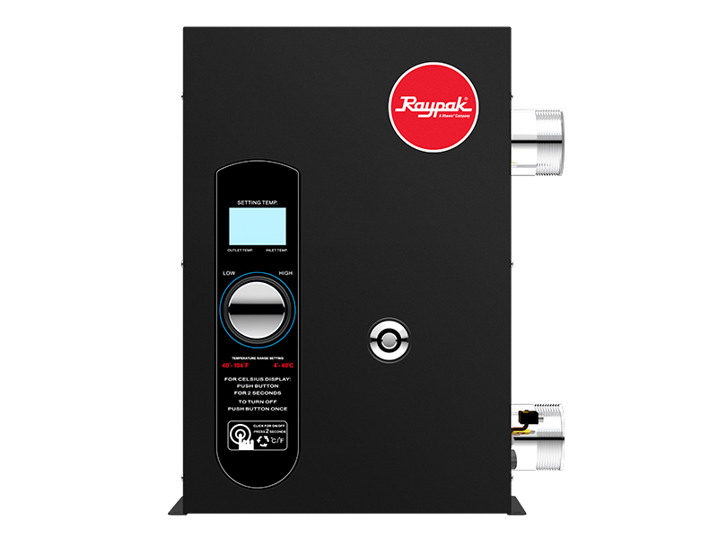 Raypak E3T 27kW Electric Pool & Spa Heater | 92,151 BTU | ELS-R-0027-1-TiB