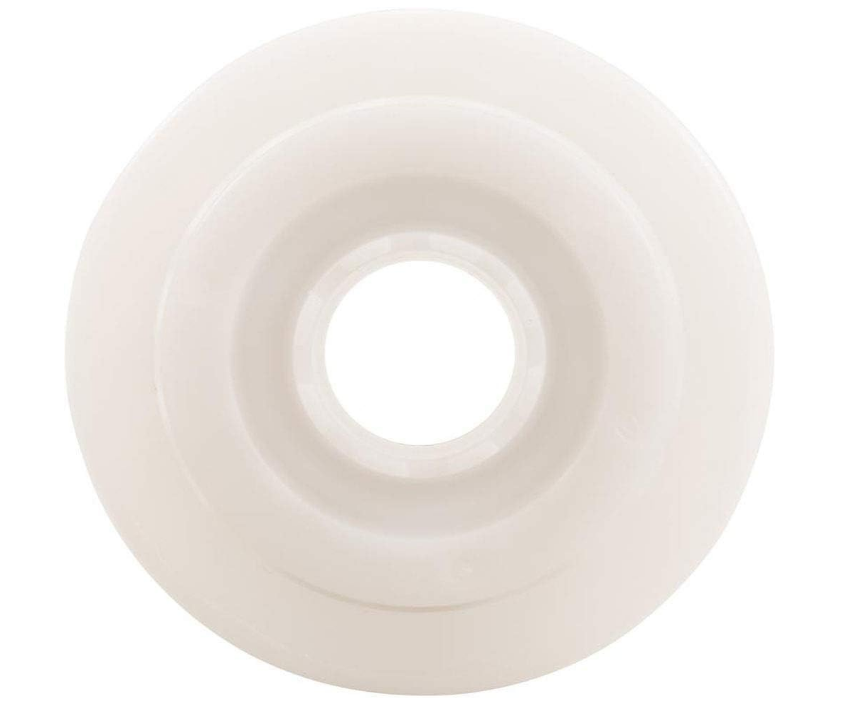 The Maytronics Dolphin Wheel Bearing (3884073-ASSY) by Maytronics is a white, round wheel viewed from above, featuring a central hole for axle mounting.