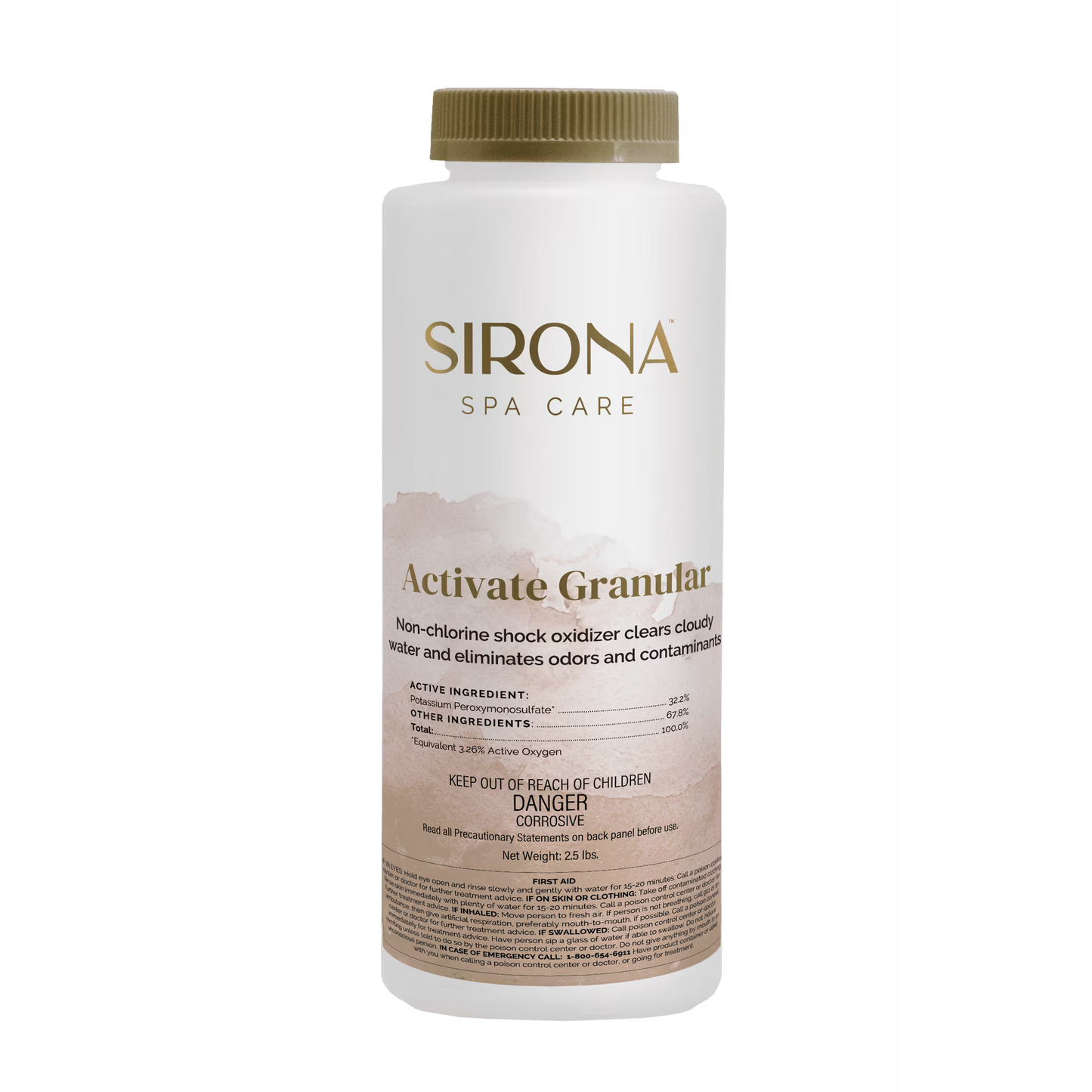 Sirona Spa Care Activate Granular product on a white background