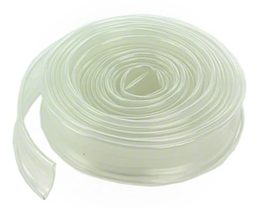 The Swimline 12" Grecian Triple Tier Pool Fountain (8597) features a coiled transparent flexible tube with an extended end, perfect for floating or adjustable pool fountain setups.