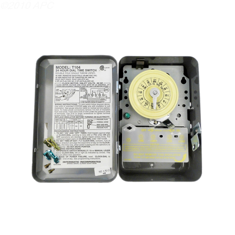 INTERMATIC 250V TIME CLOCK INDOOR-DOUBLE POLE