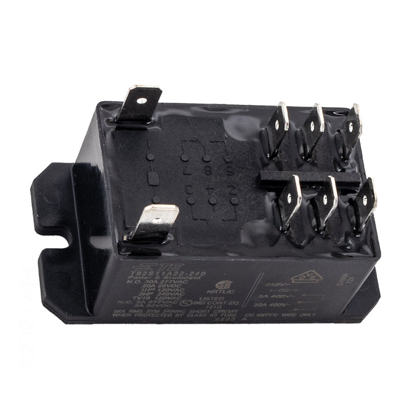 RELAY DPDT 30A 240VAC COIL