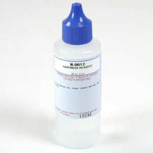 The Taylor Hardness Reagent, 2 oz, R-0012-C-12 with a blue cap is essential during testing season for accurate measurements when used with a molybdenum indicator.