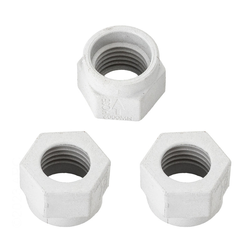 MENDER NUT KIT WHITE 3/SET