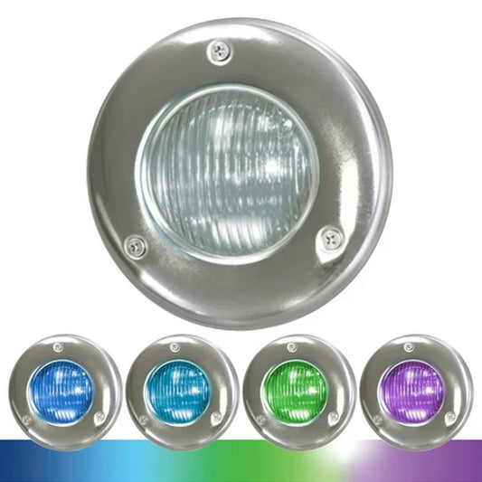 ColorLogic® 4.0 Stainless Steel LED Spa Light with 100' Cord 120V | W3SP0535SLED100