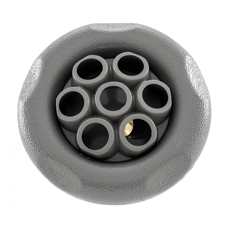 5-Scallop Directional Thread In Gunte Jet Internals White