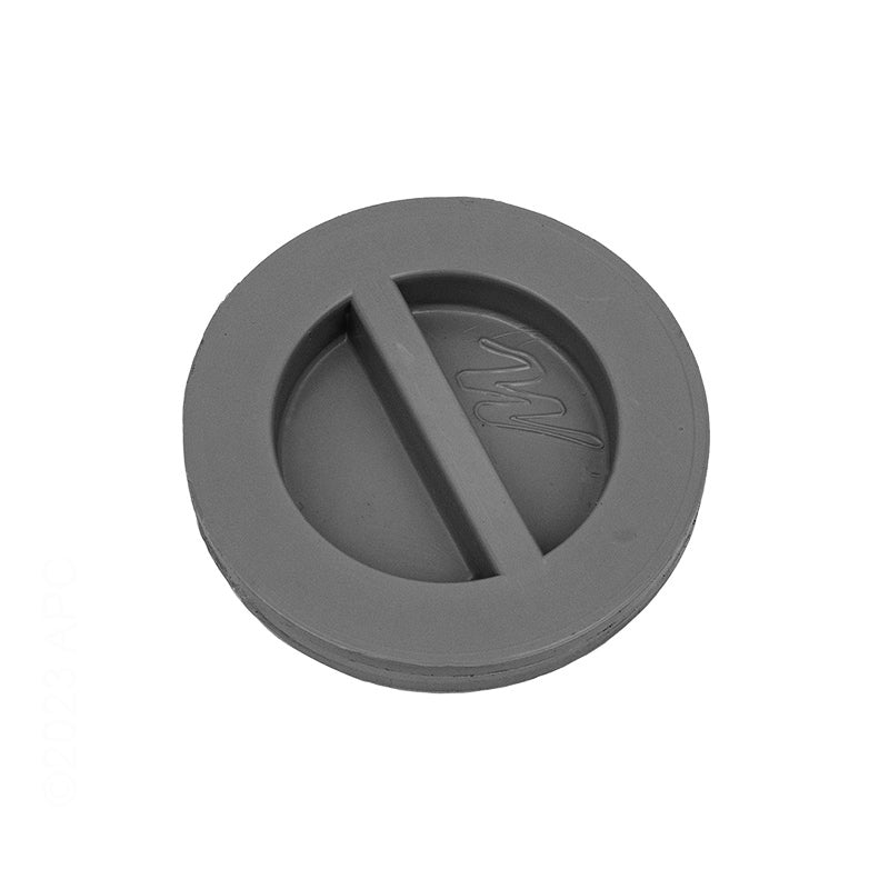 FLUSH PLUG 1 1/2" W/GASKET-GRY