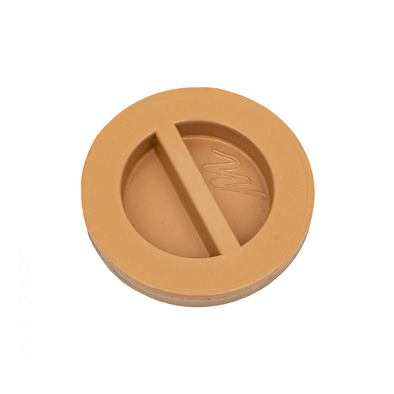 FLUSH PLUG 1 1/2" WITH GASKET - BEIGE
