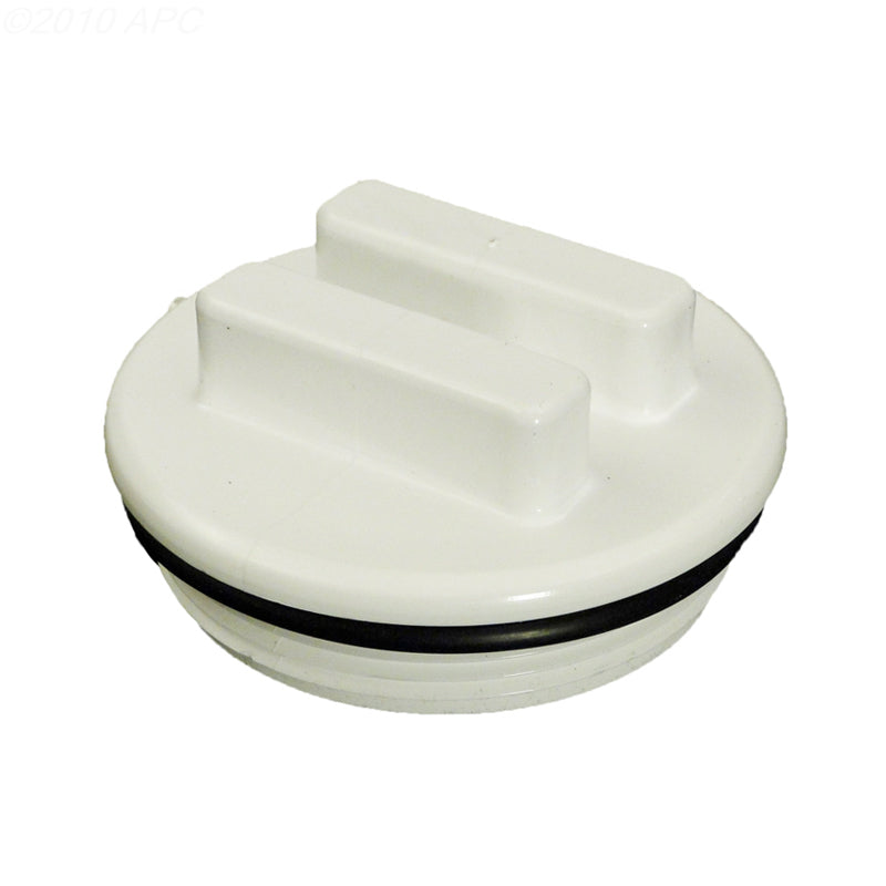 2" PLUG W/O-RING (WHITE)