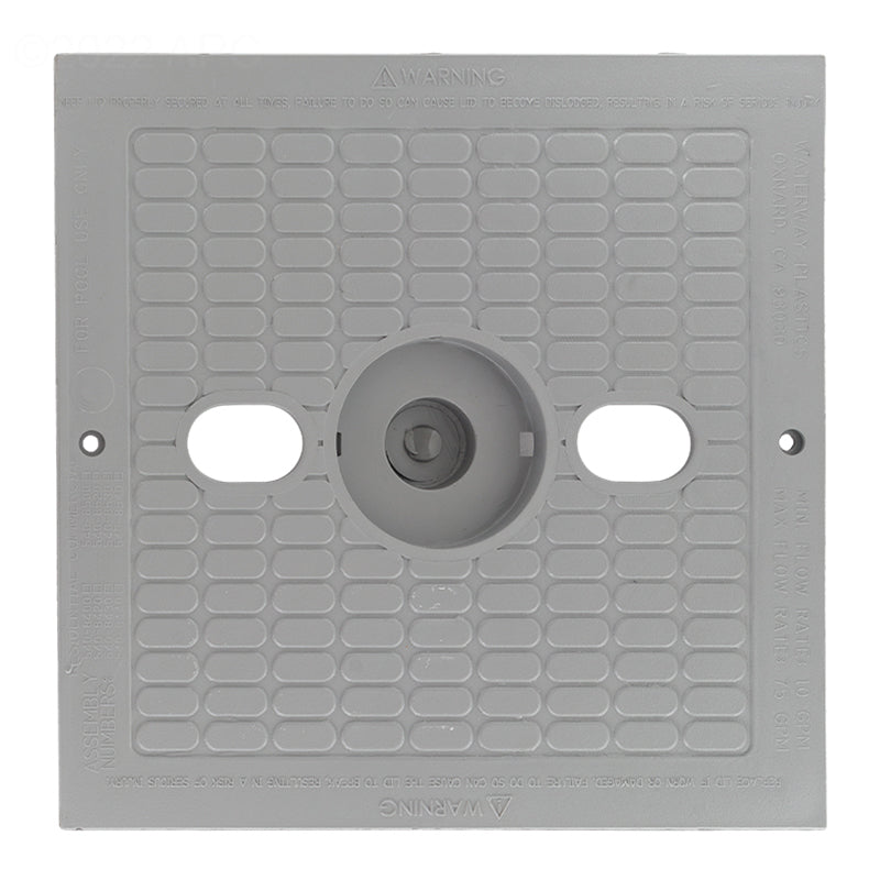 GRAY SQUARE LID FOR