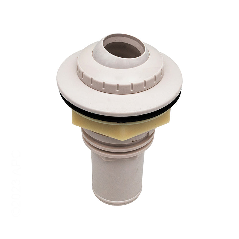 DELUXE RETURN LINE FITTING ASSY 1" EYE -WHT