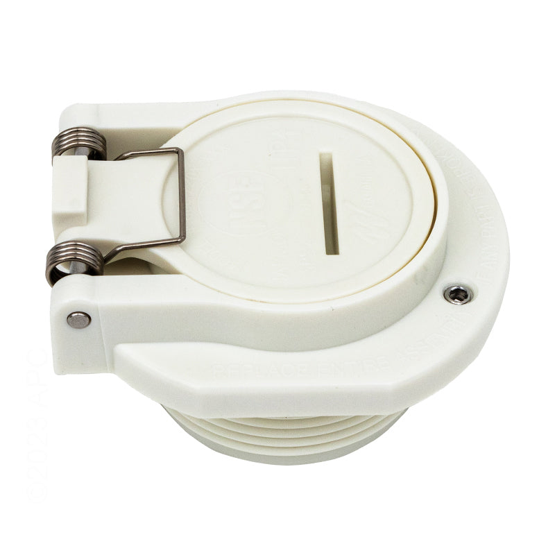 VAC LOCK 1-1/2" MPT WHITE
