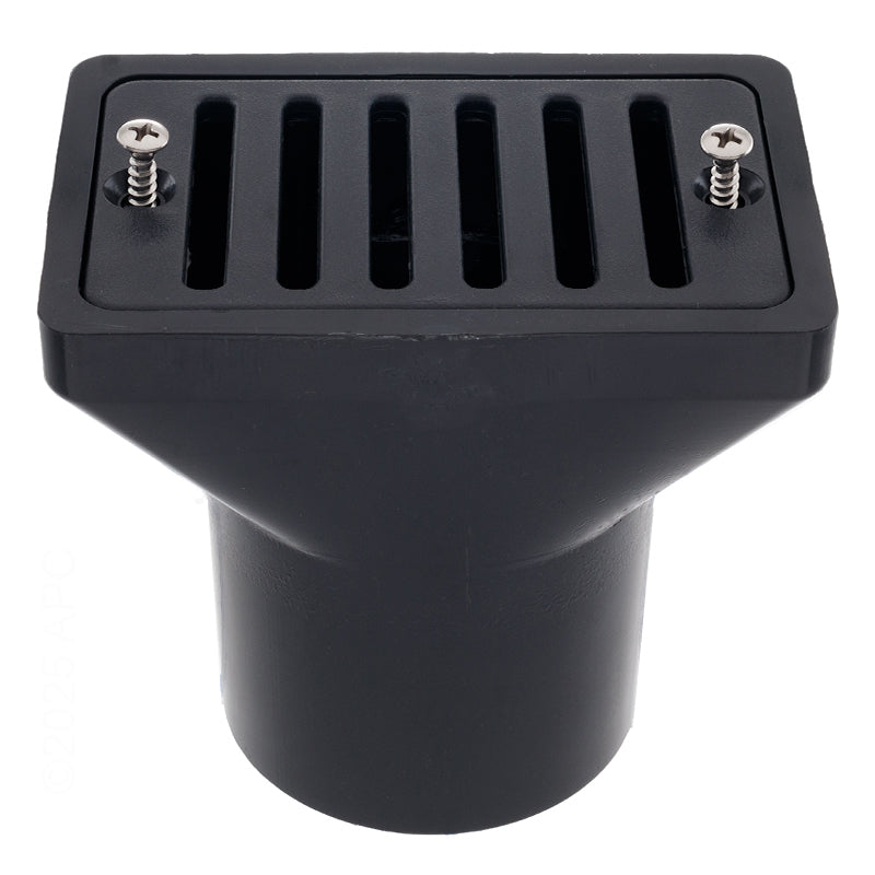 GUTTER DRAIN-DARK GRAY