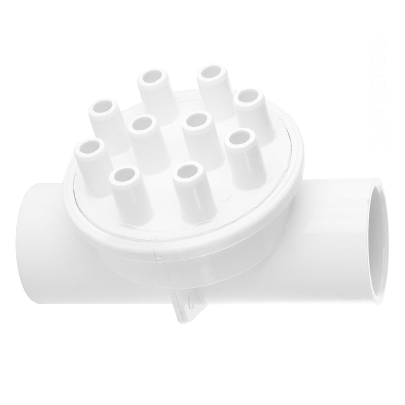 AIR MANIFOLD ASSY 1"S X 1"S X(10)3/8"S BARB