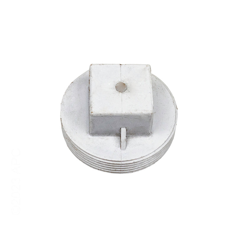 2" NPT PLUG - WHITE