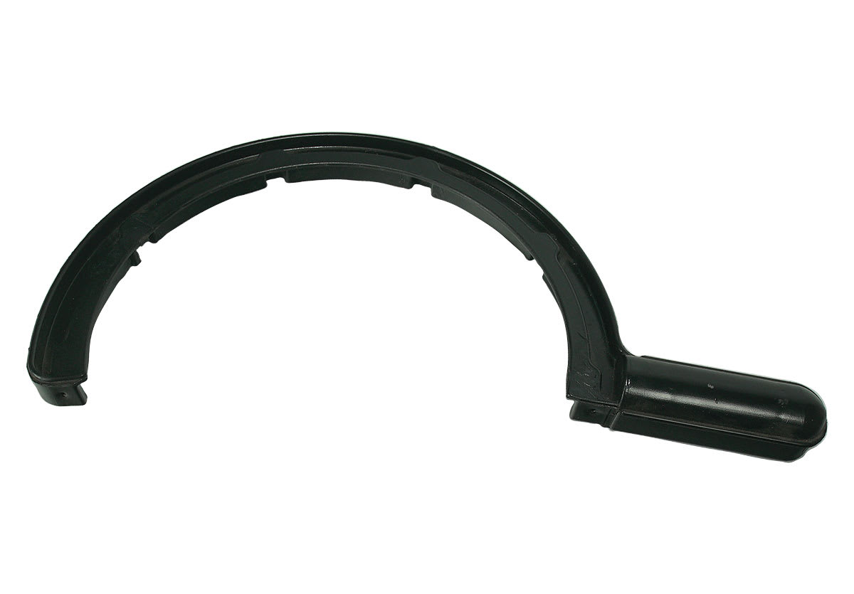 The Waterway Wrench, Sand Filter (505-1970) by Waterway is a black, curved plastic tool with a handle, shown against a white background.