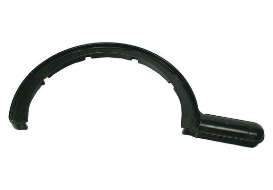 The Waterway Wrench, Sand Filter (505-1970) by Waterway is a black, curved plastic tool with a handle, shown against a white background.