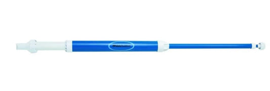 The Polaris SpaWand Manual Spa Cleaner (5-100-00) by Polaris, is a blue and white hand-held device ideal for water removal from small boats or spa cleaning tasks.