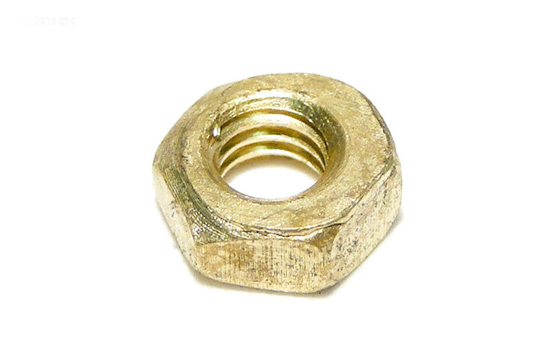 M4XO.7 BRASS HEX NUT MS