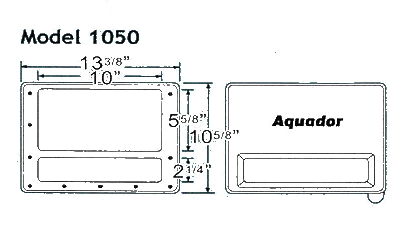 WINTER SKIMMER PLATE AQUA GENIE