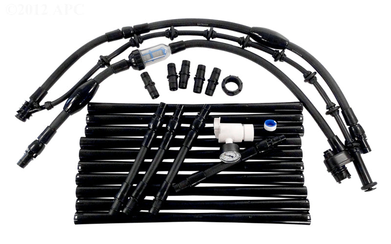 BLACK RIGID PRESSURE HOSE COMPLETE