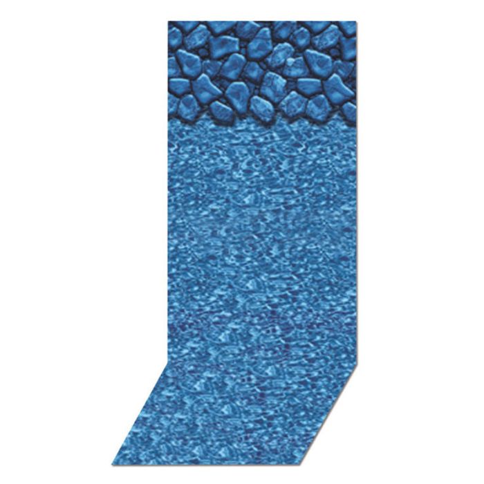 Swimline 27' Round Boulder Swirl Overlap Liner, 48-52" Wall | LI2748BSO25