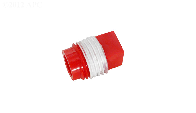 BLUE WATER RED FLOWMETER PLUG