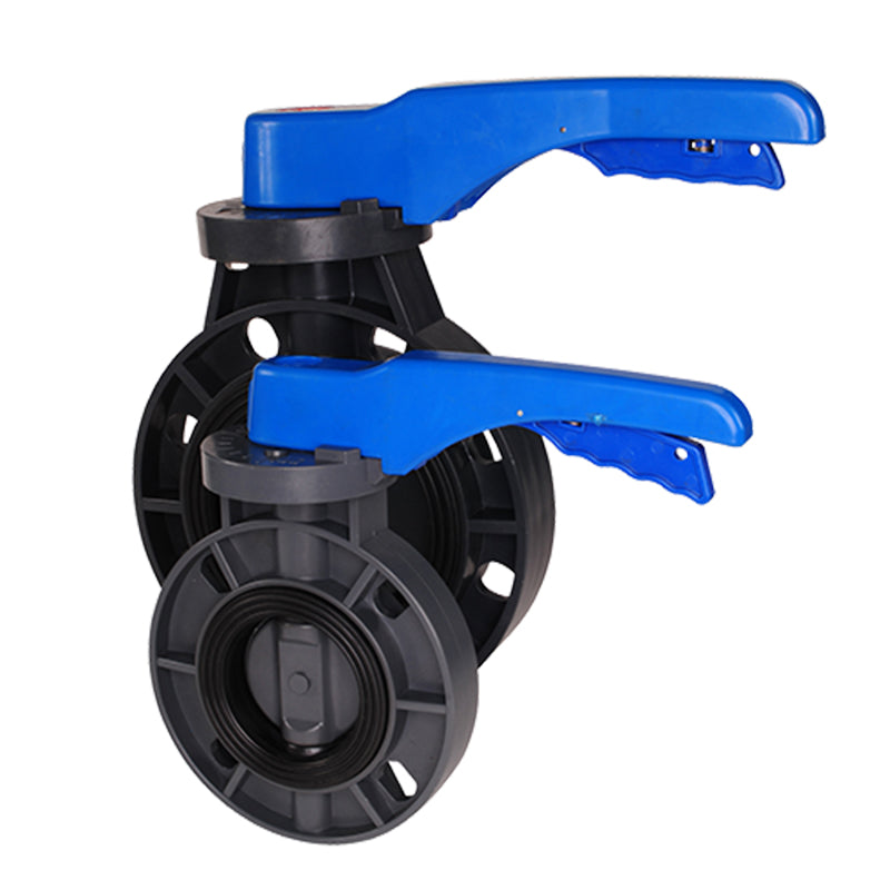 4" LEVER BUTTERFLY VALVE GRAY