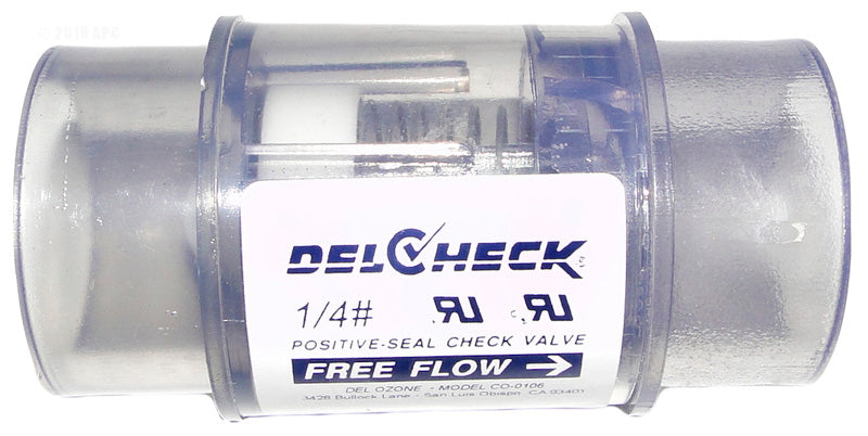 CHECK VALVE 1/4# SPRING STYLE