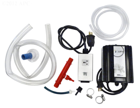 ECS SPA OZ 110V HOT SPRNGS W/ INJECTOR, CORD CONV + PARTS BAG