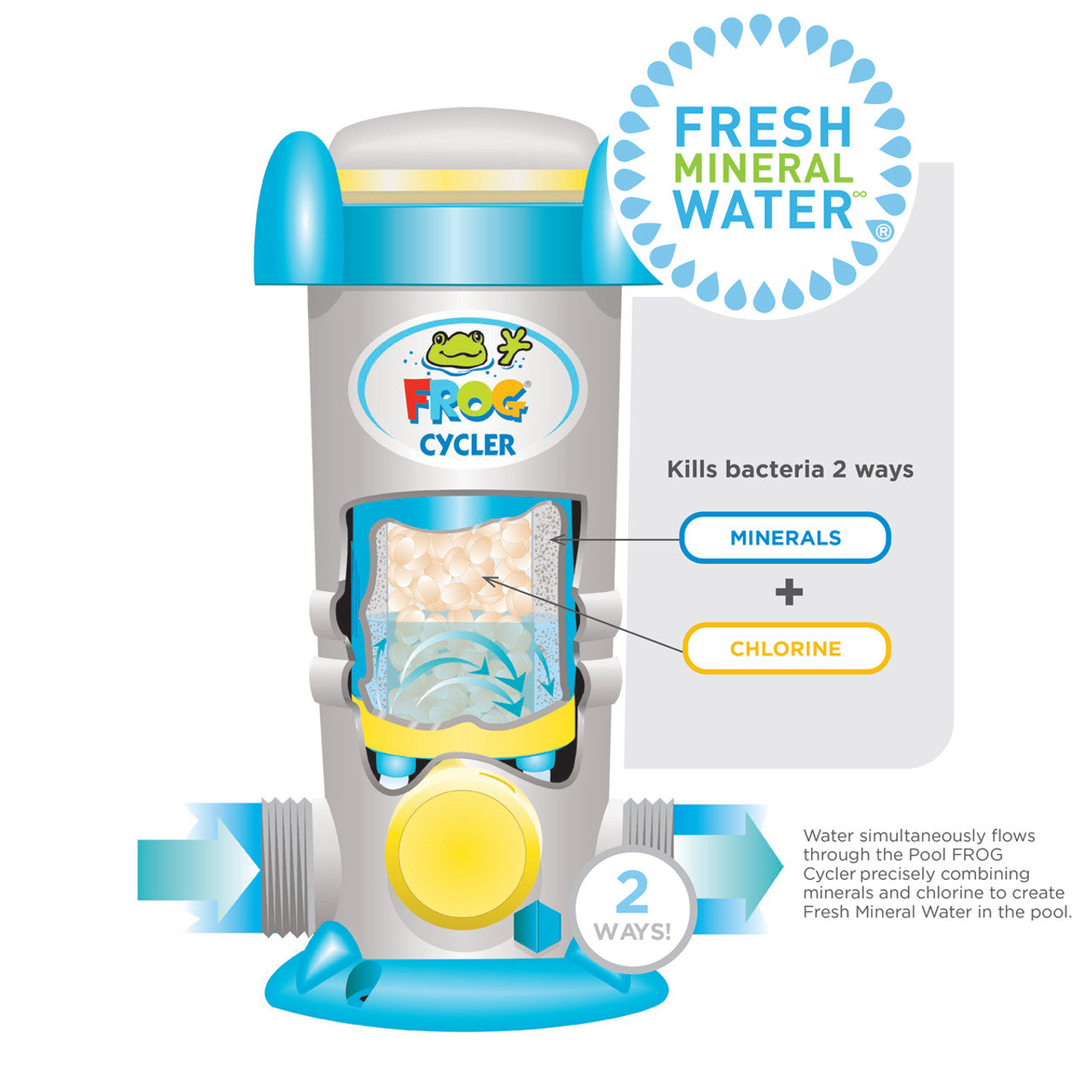 King Tech Pool Frog Chlorine Bac Pac | 01-03-5880