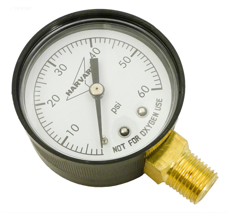 PRESSURE GAUGE .25" MPT LOWER