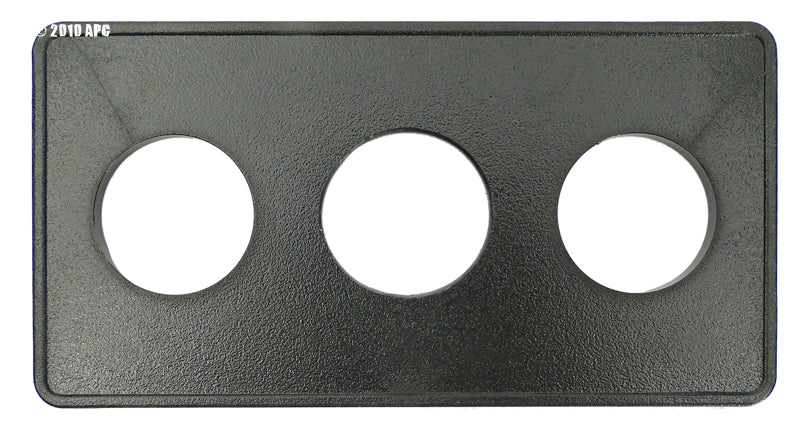 DECKPLATE ONLY, 3 HOLE PANEL