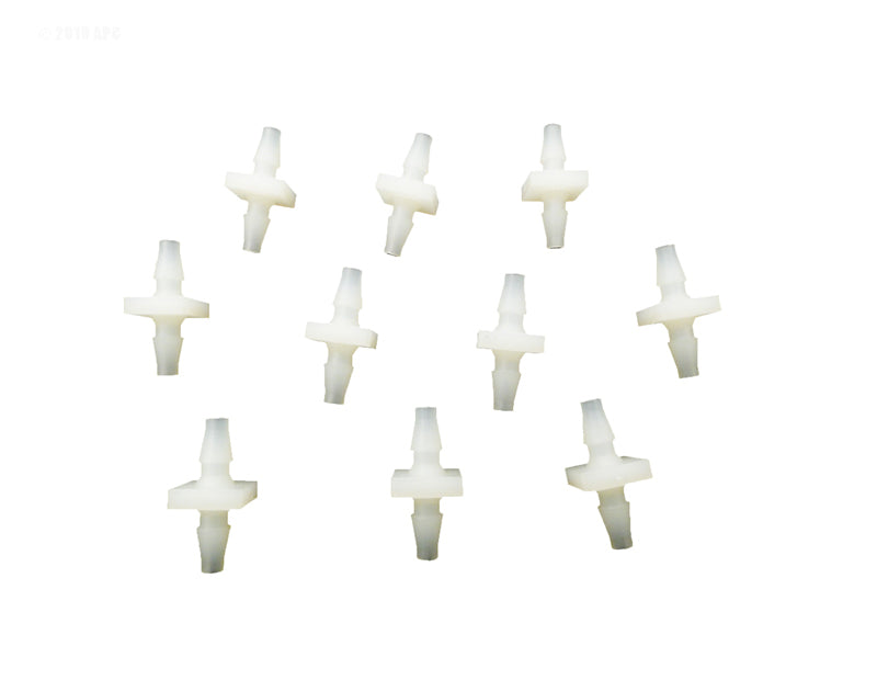 COUPLER 1/8" BARB VINYL TUBING