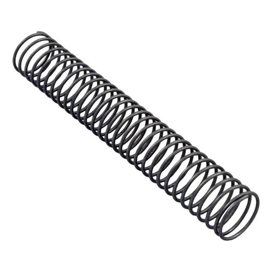 The Pentair Tube Support Spring (R171097Z), a black metal coil compatible with Rainbow Automatic Chlorine and In-Line Pool Feeders, is displayed against a white background.