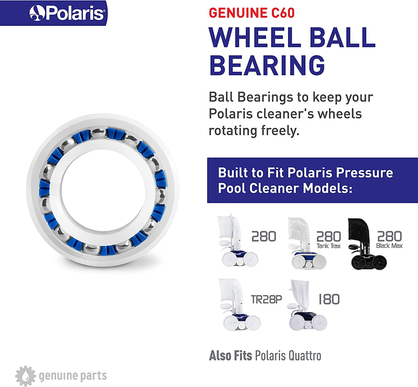 Polaris 280/180 Wheel Ball Bearing | C60