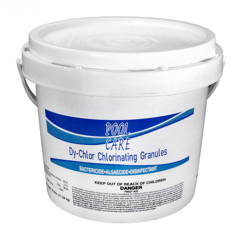 Qualco 25 lb Di-Chlor Granules 56% Ormd Pool Care | A51124