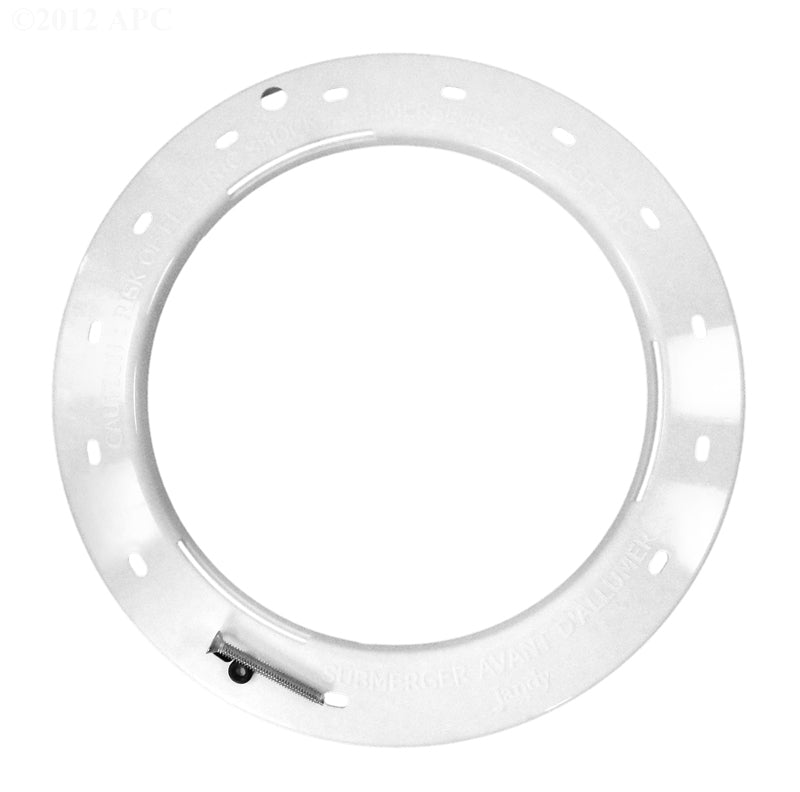 WHITE PLASTIC FACE RING POOL