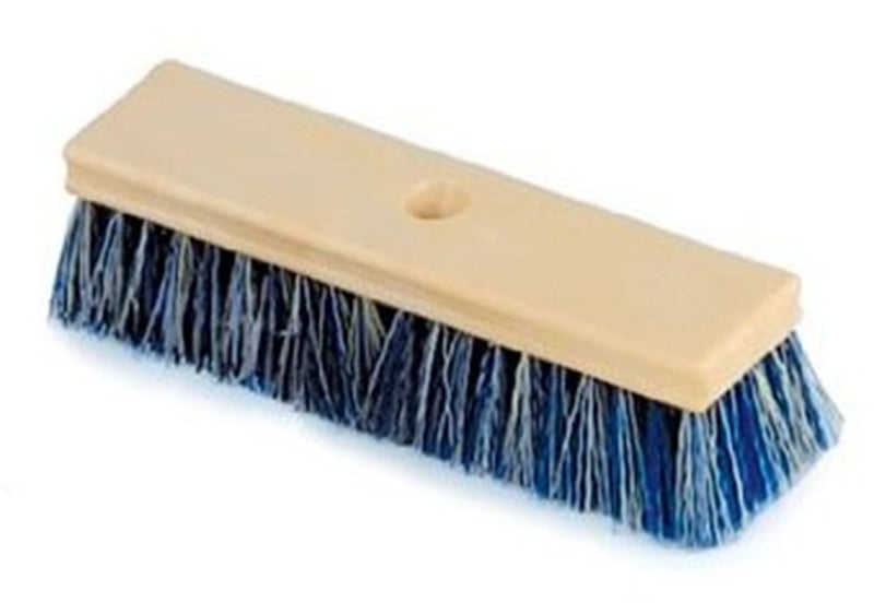 10" WOOD BRUSH BLUE/WHITE