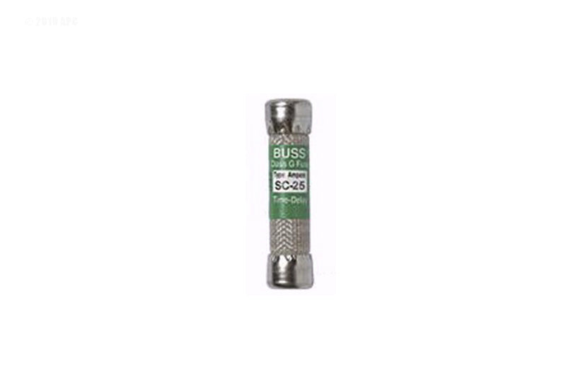 FUSE 25AMP SC SERIES SLOW BLOW
