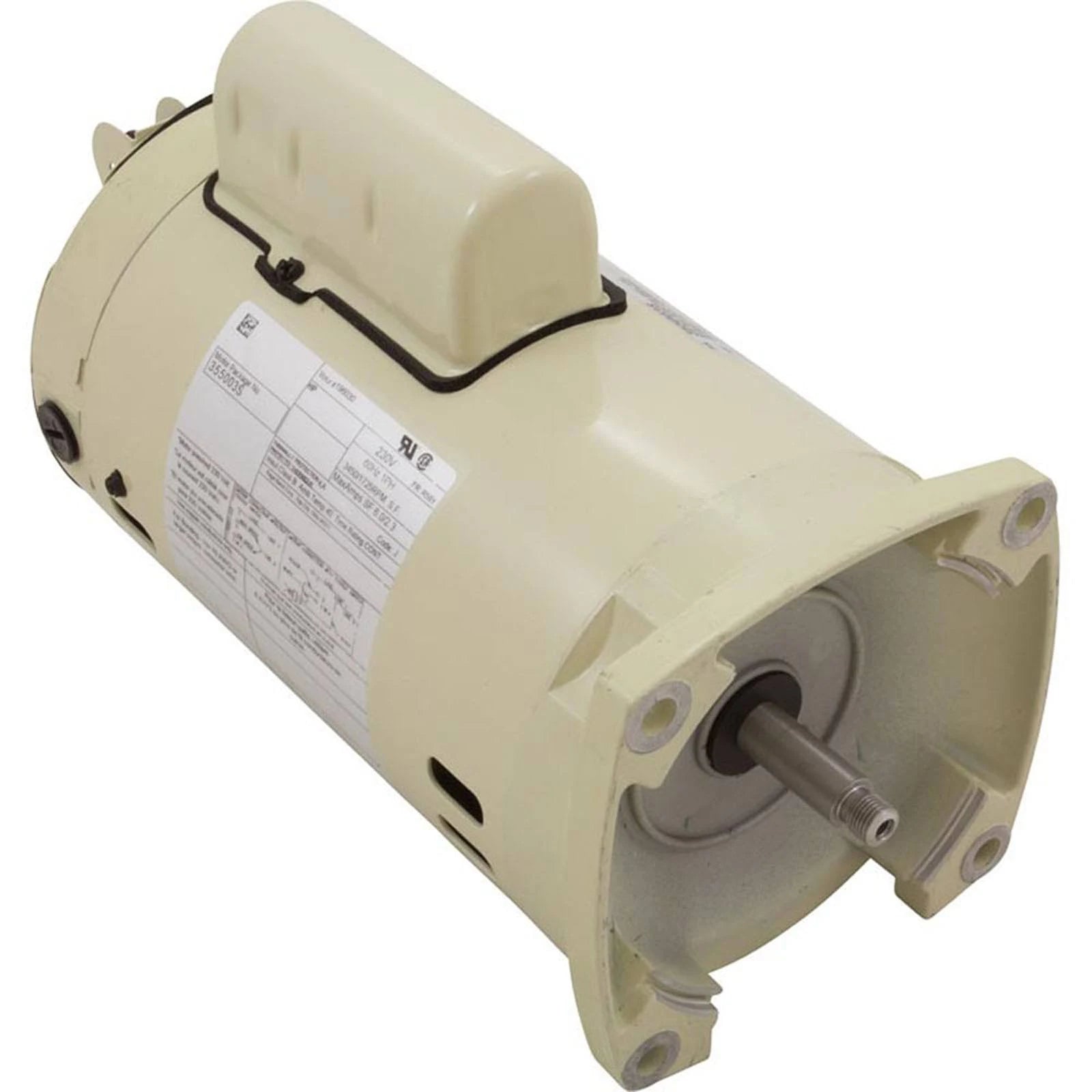 The Pentair SuperFlo Pump Motor, Dual Speed, 1 HP, 60 Hz, Single Phase (SQFL | 355003S), is an ideal replacement motor for pool pumps.